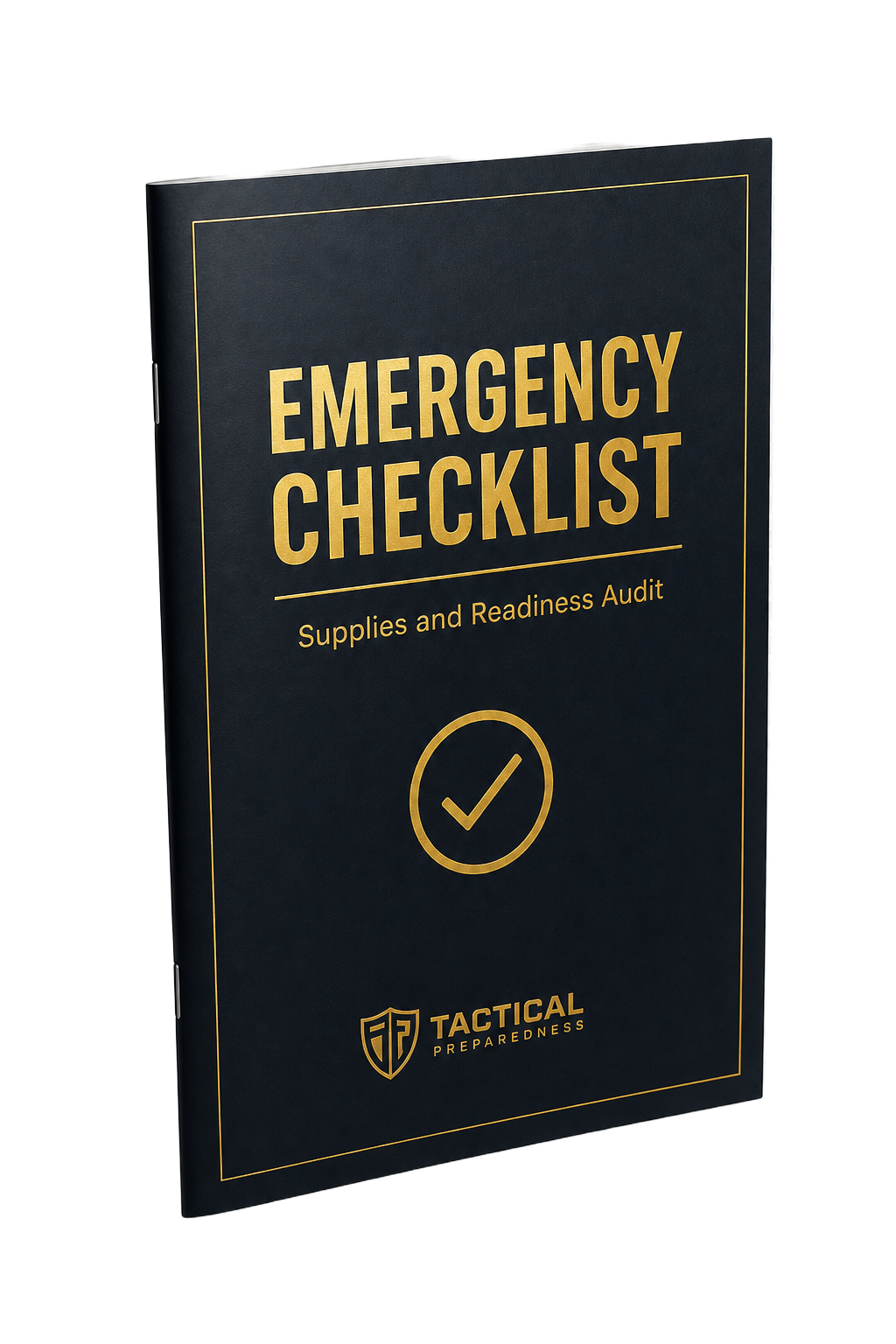 Emergency Checklist PDF mockup